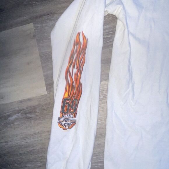 HARLEY-DAVIDSON 2009 69th Sturgis Long Sleeve Shirt XL Tshirt Devils Tower Run - Picture 4 of 8